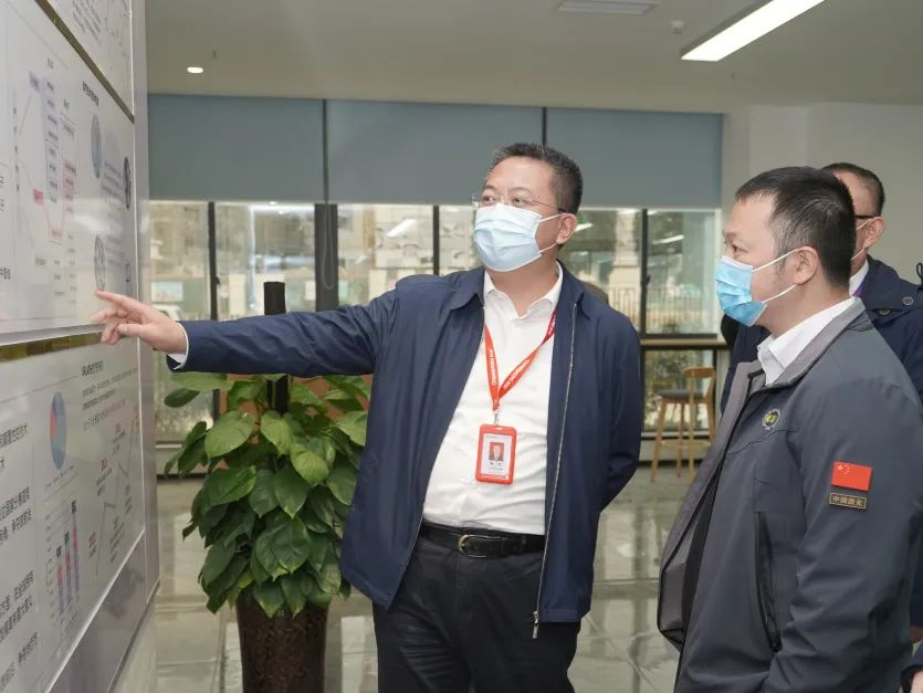 长虹集团总经理柳江一行到中玖及健康公司调研 长虹集团总经理柳江一行到中玖及健康公司调研