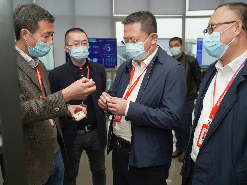 长虹集团总经理柳江一行到中玖及健康公司调研 长虹集团总经理柳江一行到中玖及健康公司调研